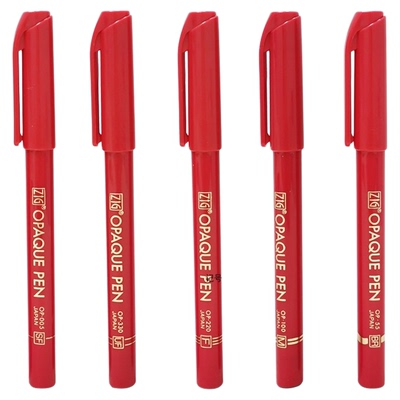 ZIG红丹笔菲林片opaque修补笔