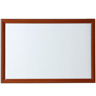 胡桃木框白板磁性挂式小白板办公家用儿童记事备忘录留言板商用展示板教学荧光笔白板笔手写宣传广告磁吸黑板