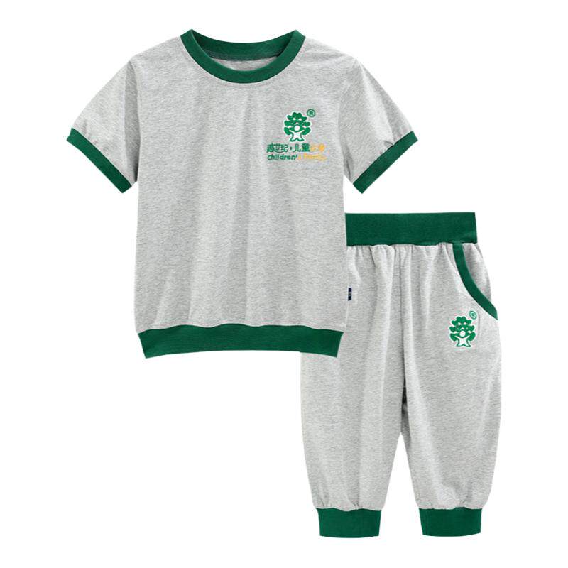 幼儿园园服夏装短袖小学生班服校服春秋套装跨是纪儿童合影毕业照