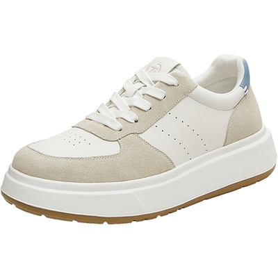 天美意秋新款商场同款休闲百搭厚底男女同款女板鞋KB096CM5