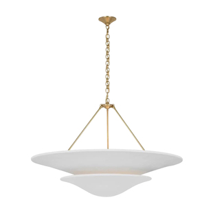 美式vc客厅餐厅法式石膏全铜吊灯设计师复古复古别墅卧室侘寂风灯