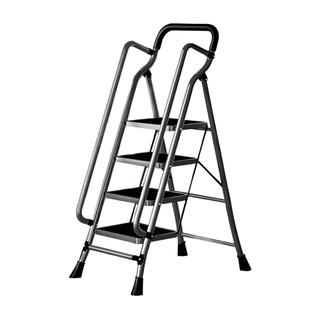 梯子家用折叠梯室内多功能人字梯加厚伸缩扶手梯三步四步梯登高梯