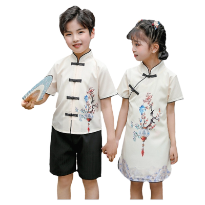小学幼儿园旗袍夏季汉服班服校服