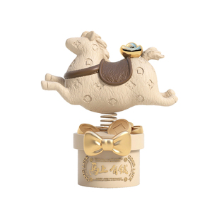 新中式马上有钱摆件客厅入户玄关办公室装饰品马年吉祥物开业礼物