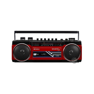 日本直邮 山水 SCR-B2 磁带卡带机收音机 蓝牙U盘SD卡播放 复古