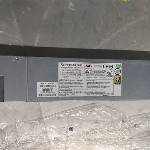 【请询价】超 SUPERMICRO PWS-721P-1R 服务器电