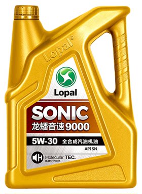 龙蟠90005W-30全合成汽机油4L