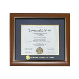 【进口松木】美国毕业证书相框美国荣誉展示框