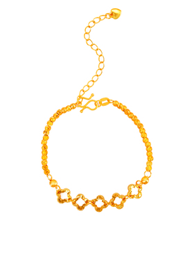 盈国碎碎冰四叶草手链