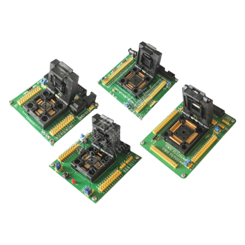 GD32 STM32烧写编程烧录座LQFP48/64/100/144芯片IC单片机下载器