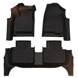 TPE汽车脚垫单个主驾驶脚垫全包围丝圈上层单独副驾后排二地垫子