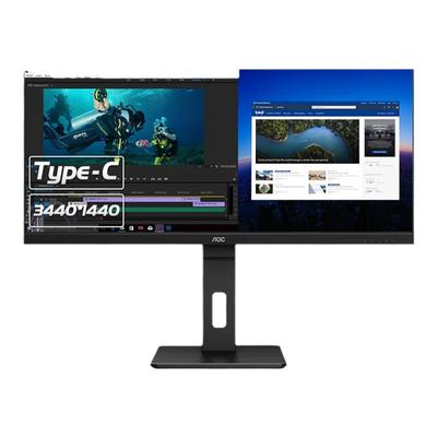 AOC34英寸准4K超清显示器Type-C