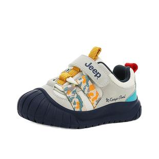 jeep宝宝鞋子男童学步鞋2025冬季新款女宝运动冬鞋儿童加绒二棉鞋