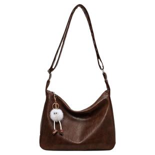 简约大容量包包女2026新款时尚百搭休闲单肩包学生通勤斜挎托特包