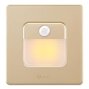 公牛地脚灯人体智能感应灯小夜灯酒店床头楼梯过道踢脚灯卧室踏步