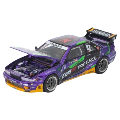 拓意1/64日产S13EVA涂装赛车模型