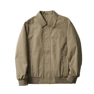 干练有型！2025年秋冬新款男士无缝压胶防风雨保暖透气翻领羽绒服