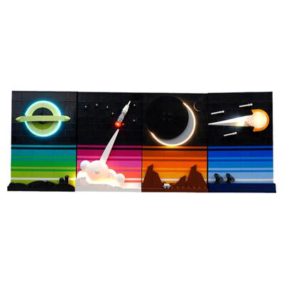 适用于乐-高太空时代21340灯光组