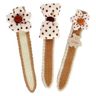 儿童前额刘海贴碎发神器新款发箍宝宝魔术贴头箍小女孩粘发带头饰