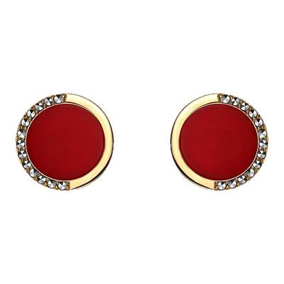 MGS/曼古银钱进925银玛瑙耳环