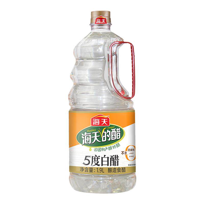 海天白醋1.9L食用大桶装