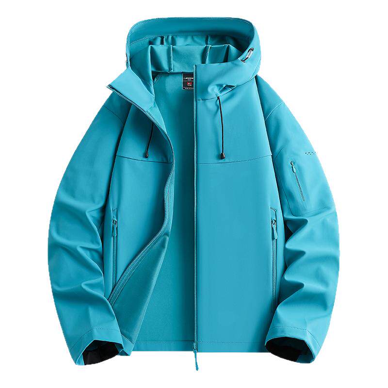 外贸尾货户外机能风冲锋衣男女春季新款防水连帽登山服夹克外套