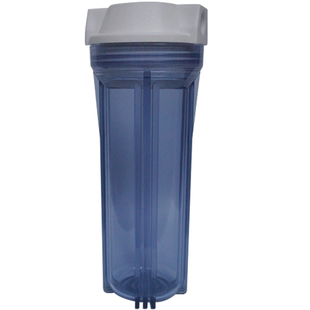 净水器10寸前置滤瓶滤桶防爆抗压过滤瓶水机PP棉滤芯透明外壳配件