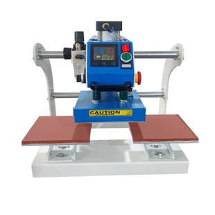 印花 上滑加高气动双工位烫画机 QD05 30cm STC 服装