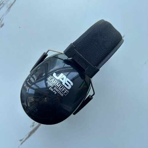 居安思JAS EM-P6隔音耳罩 SNR33dB工业级降噪，