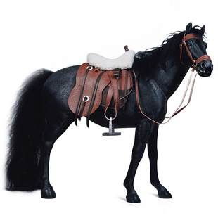 JXK&靡靡今朝 1/3 1/4荷兰温血马仿真骏马模型摆件配BJD娃兵人偶