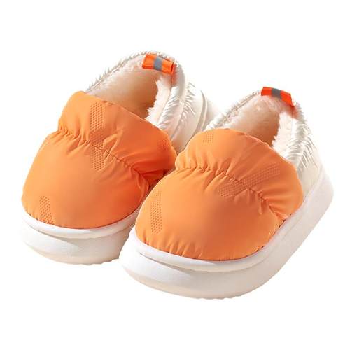 欧孕儿童棉拖鞋包跟秋冬季新款防滑男童女童宝宝室内居家小孩棉鞋