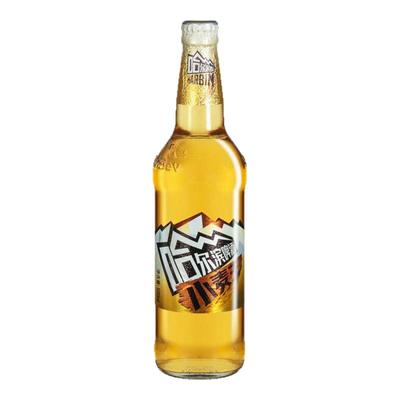 哈尔滨小麦王啤酒500ml玻璃瓶装