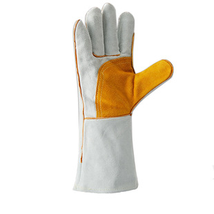 焊工电焊手套牛皮耐高温防烫耐用柔软长短款烧焊焊接劳保防护手套