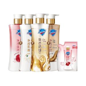 新舒肤佳红石榴山茶花乌木玫瑰沐浴露男女士持久留香沐浴乳液