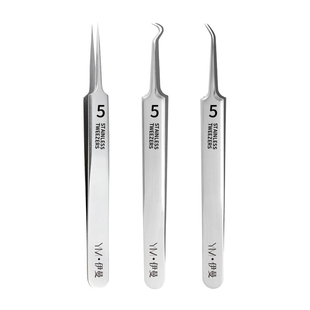 超尖细细胞夹去黑头粉刺挤痘挑痘暗疮针美容院专用镊子工具三件套