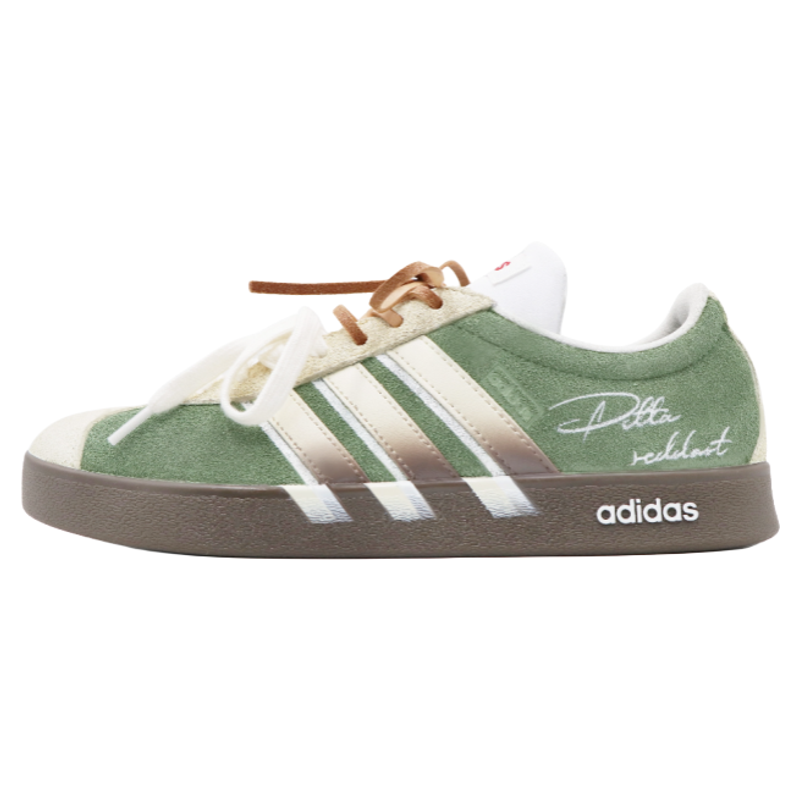 球鞋定制 阿迪/adidas neo VL court 野茶小纪德训鞋女子低帮板鞋