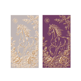 马年红包2026新款高级灰紫罗兰新年利是封过春节港式个性创意定制