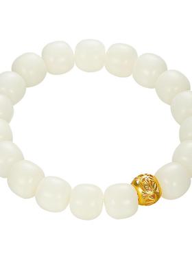 S925纯银白菩提老型珠手串