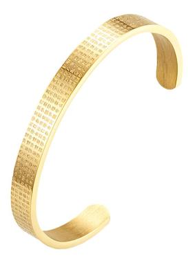 金色大悲咒陀罗尼钛钢饰品手环