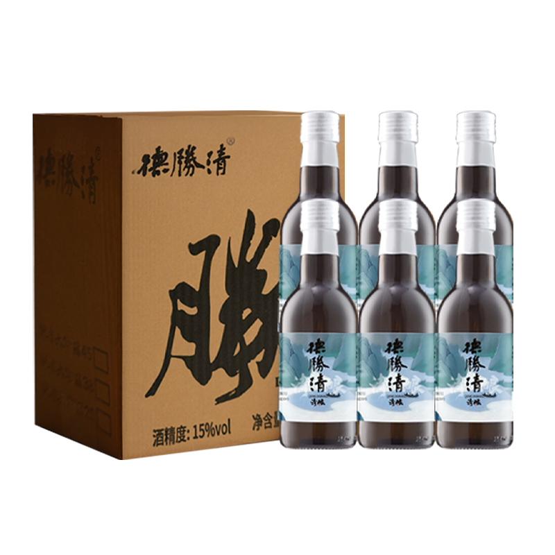 德胜清纯米大吟酿清酿240ml 15度国产清酒精米率入门款1箱 送礼