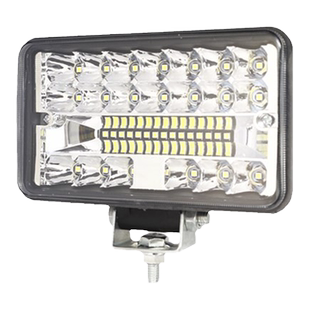 货车led射灯黄白光一体12vled大灯超亮24v工程车远近双色光包邮