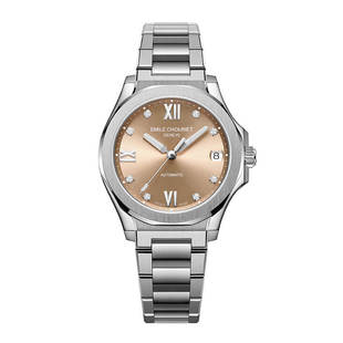 【春节不打烊】艾米龙Emile Chouriet冰峰系列瑞士机械手表女表