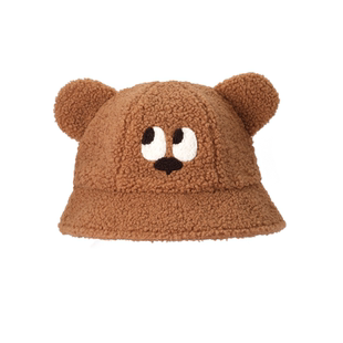 阿吉豆AJIDOU暖绒绒系列可爱保暖时尚女款帽子渔夫帽秋冬气质潮流