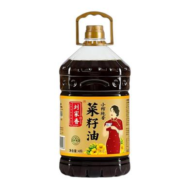 刘家香菜籽油非转基因食用油压榨