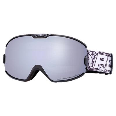 POLISI滑雪眼镜双层防雾可卡近视