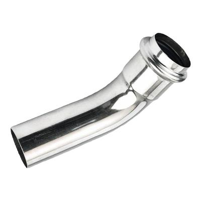 304不锈钢卡压式管件45度弯头