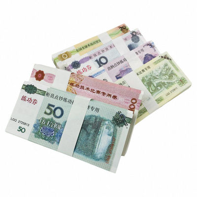 银行用点钞练功专用钞练功券点钞券100元人民币练功卷道具做旧花束练习专用券会计出纳学校比赛影视仿真