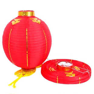 儿童幼儿园舞蹈跳舞灯笼道具圆大红绸布灯笼手提五一六一元旦表演