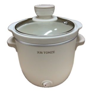天际迷你电炖锅1-2人 陶瓷煮粥煲汤婴儿辅食神器BB小炖锅0.6L家用