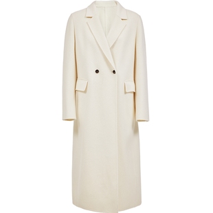 Vero Moda毛呢大衣2025冬季新款可拆围巾含骆驼绒外套32544S015